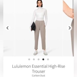 NWOT!! Lululemon Essential High-Rise Trouser
